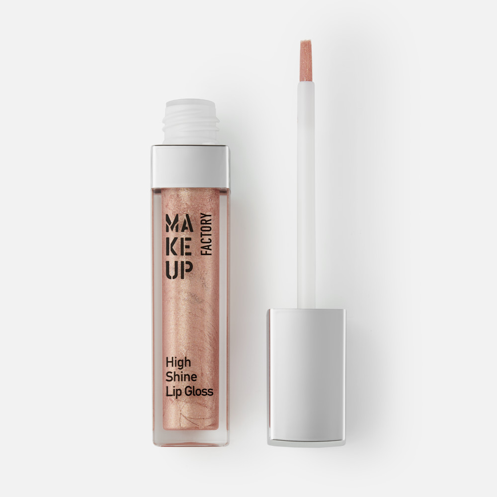 фото Блеск для губ make up factory с эффектом влажных губ, радужное мерцание, тон 14