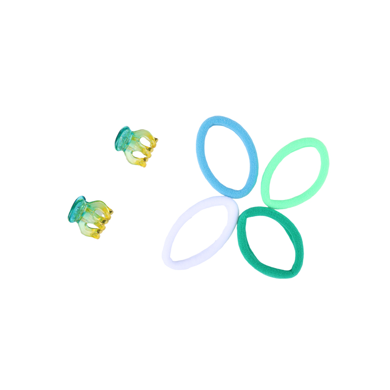 

Набор аксессуаров Accessories Для Волос Крабики и Резинки 2*5 см Микс 6 пр №3, Разноцветный