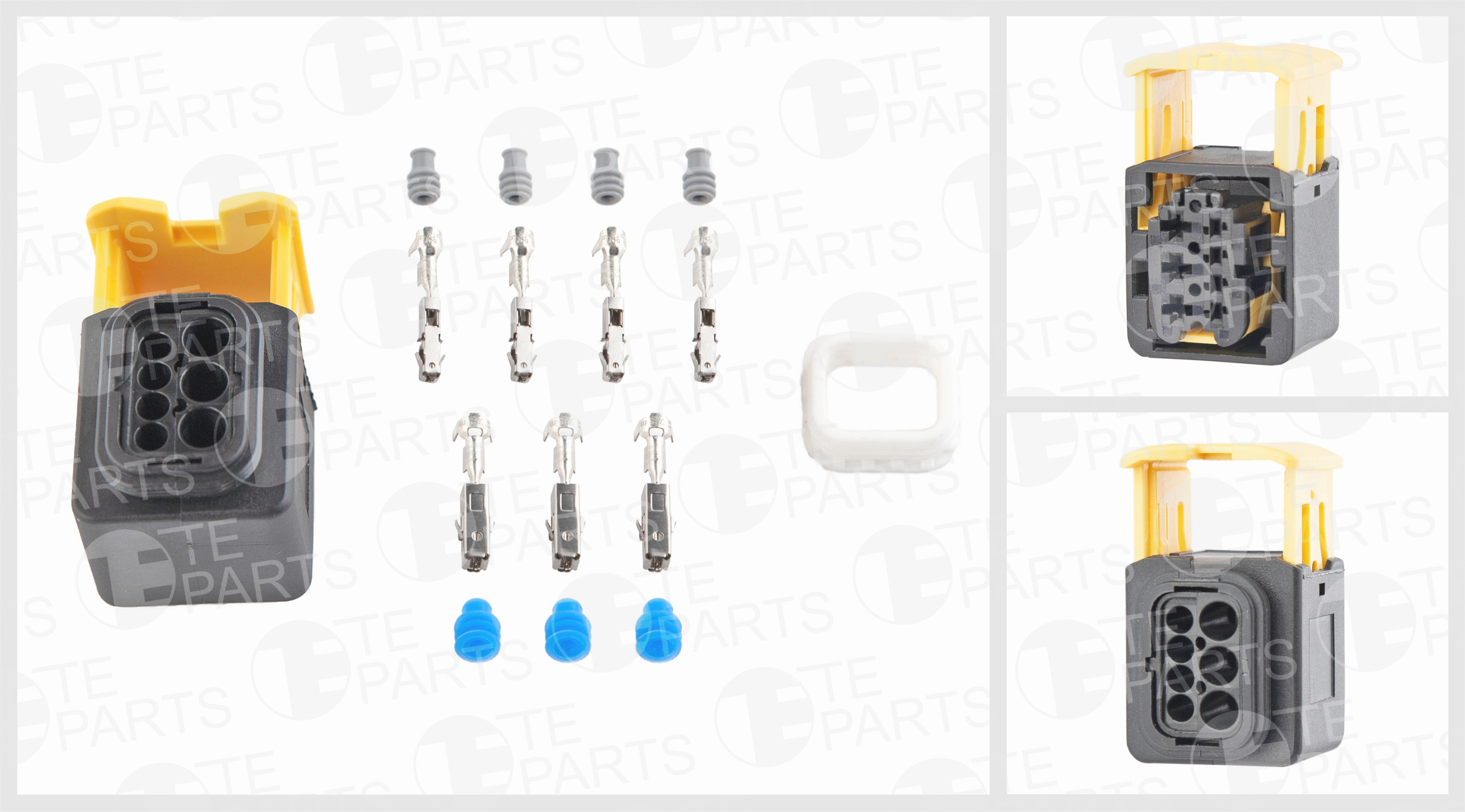 

тный (Комплектация: 4+3-Pin, 4+3 Уплотнения, 2 Кольцевых Уплотнения) TE PARTS арт. 7814577