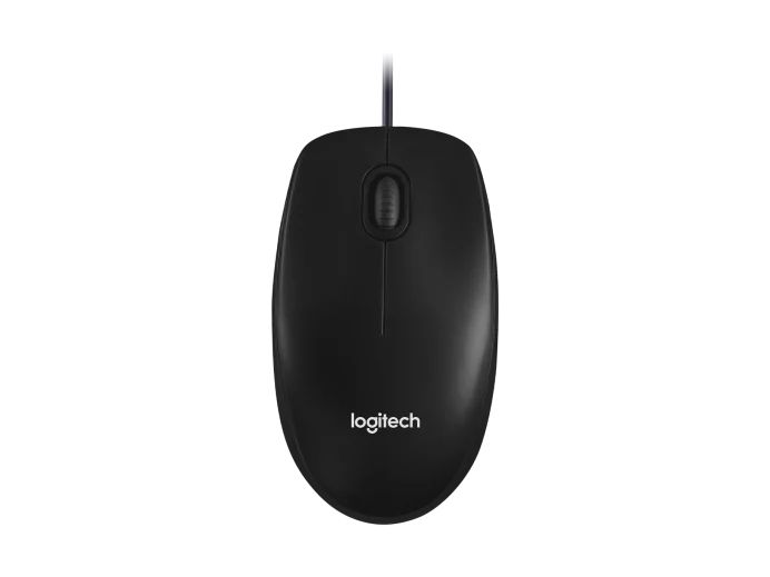 Проводная мышь Logitech M100 черная (910-006652)