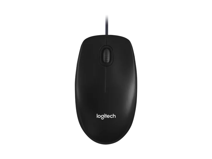 Проводная мышь Logitech M100 черная (910-006652)