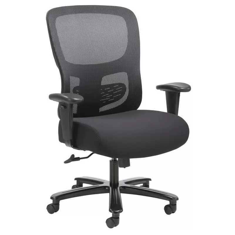 Кресло для руководителя Easy Chair 582 TC черное (сетка/ткань, металл), 1044977