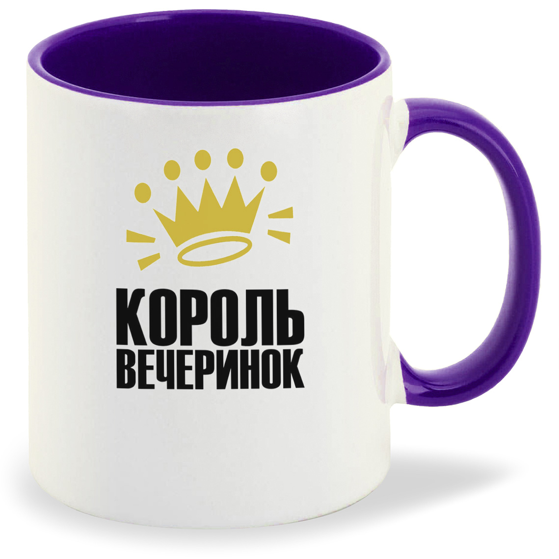 фото Кружка coolpodarok король вечеринок (корона)