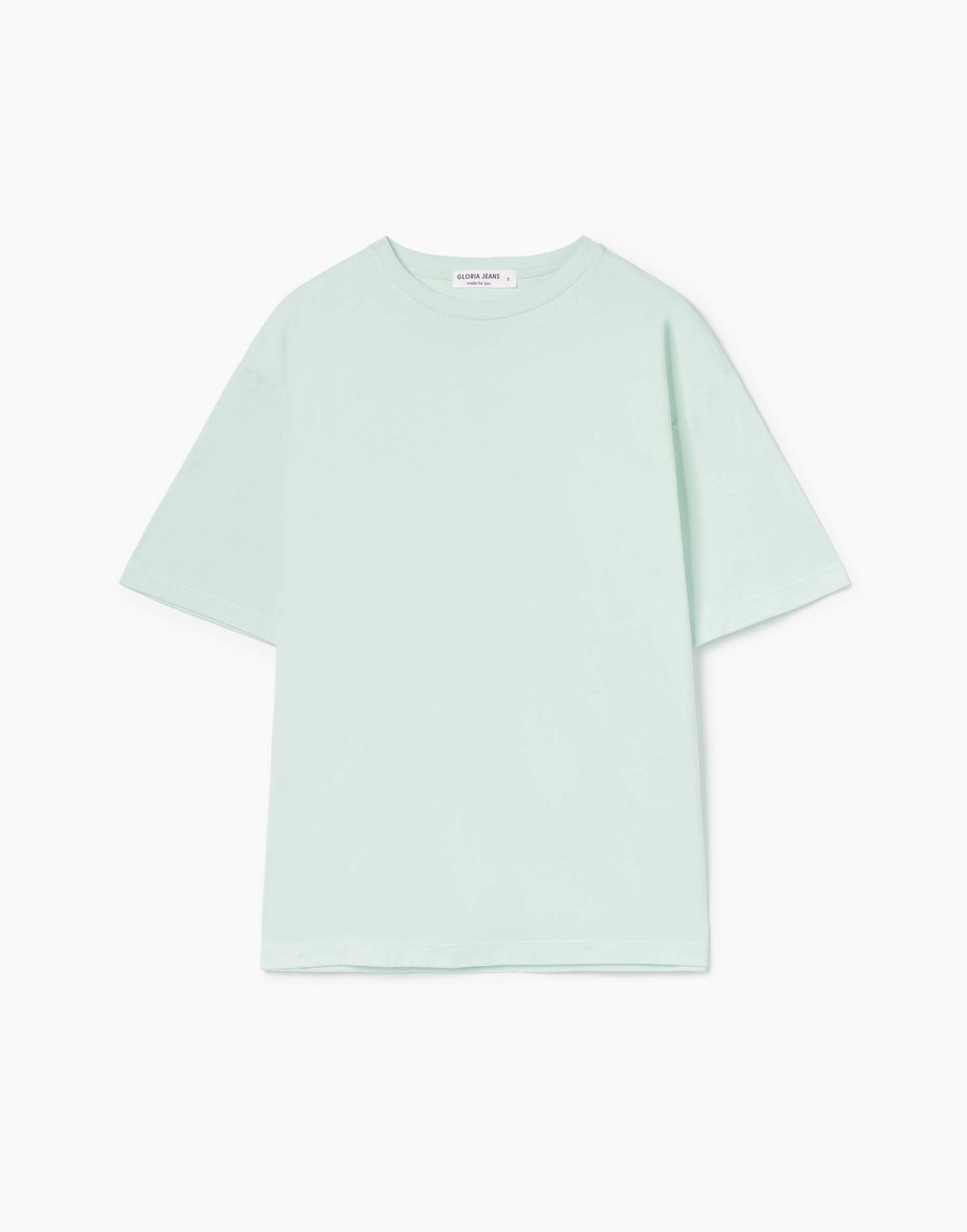 

Футболка женская Gloria Jeans GKT025580 ментоловый M/164, Зеленый, GKT025580