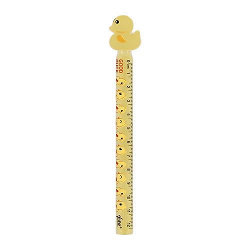 

Линейка FUN 173846 DUCK пластиковая yellow, Желтый