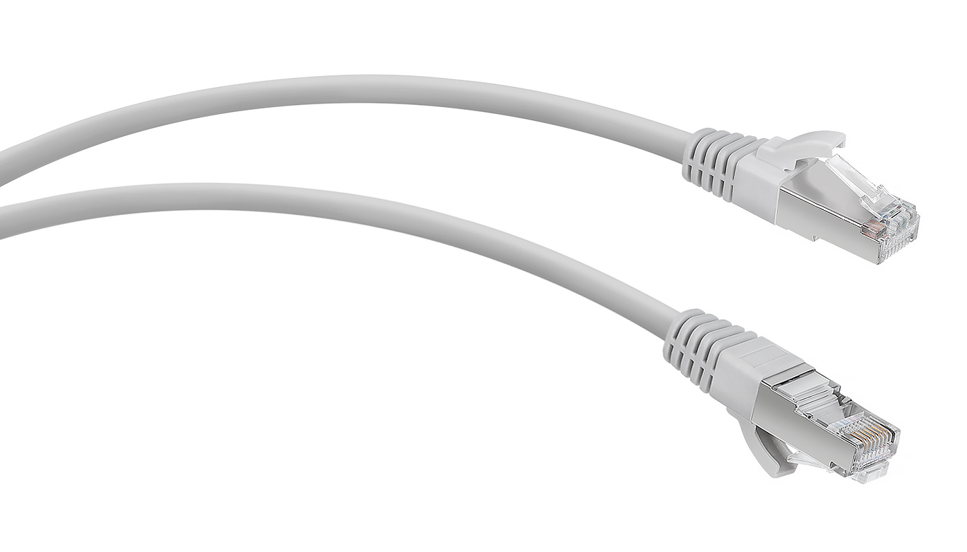 Патч-корд WRLine RJ-45 RJ45 - RJ45 0.3м (WR-PC-RJ45-FTP-5E-0.3-GY)