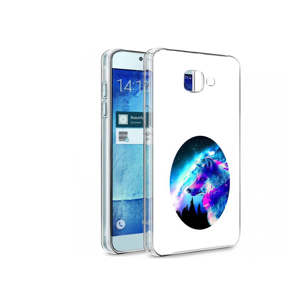 

Чехол MyPads Tocco для Samsung Galaxy A8 голубой волк, Tocco