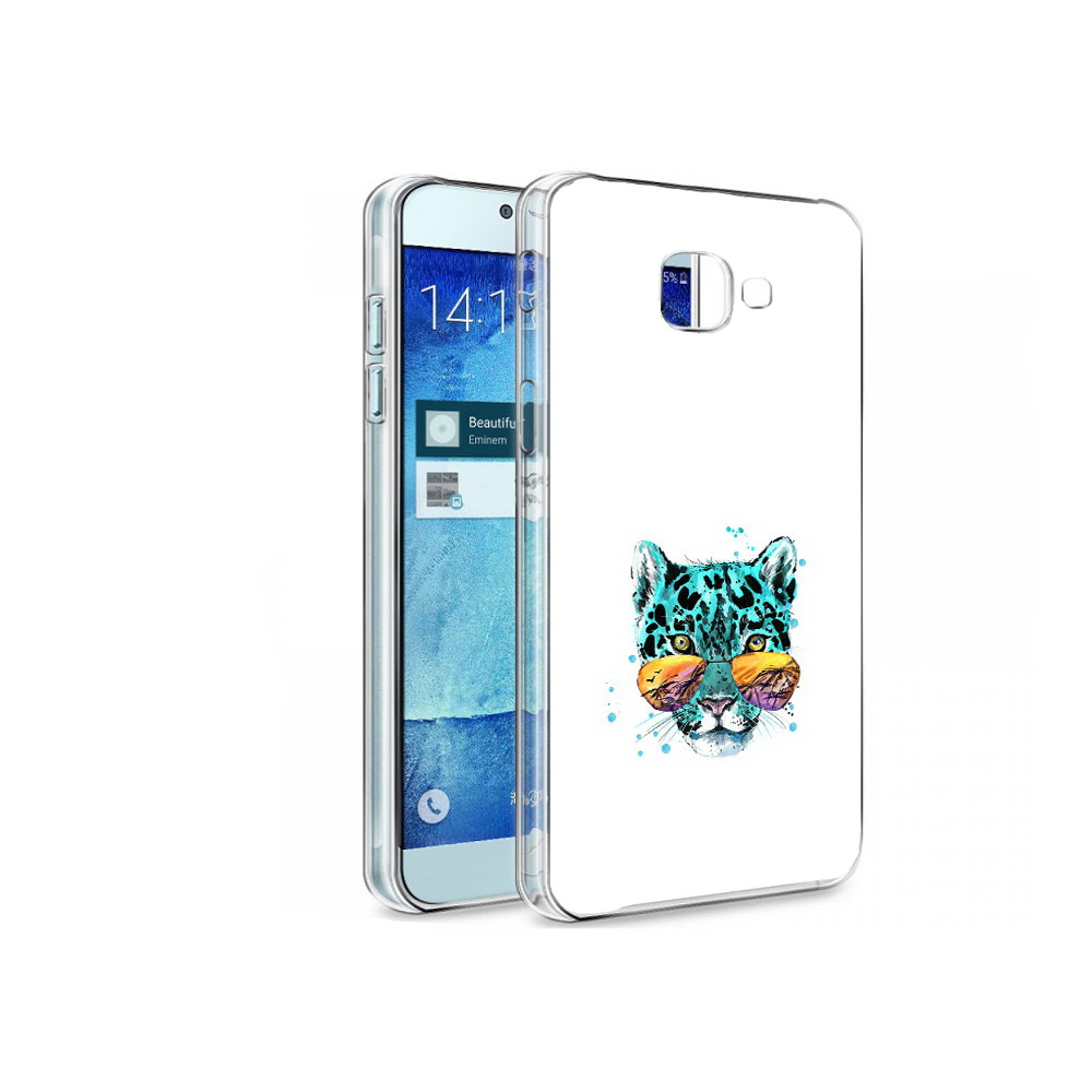 

Чехол MyPads Tocco для Samsung Galaxy A8 голубой лео, Tocco