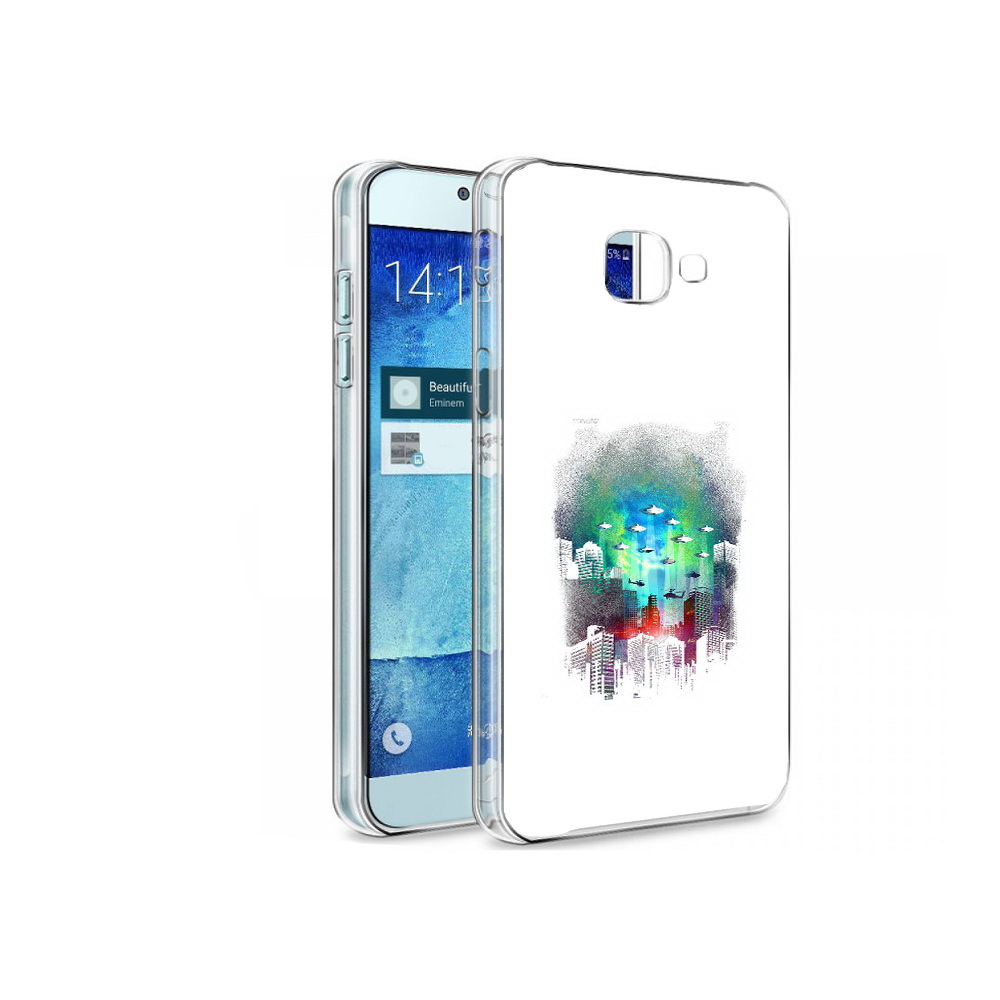 

Чехол MyPads Tocco для Samsung Galaxy A8 город в свечении, Tocco