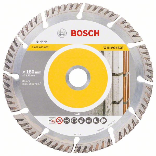 Диск отрезной алмазный Bosch дл болгарки 2608615063 (2.608.615.063) диск отрезной вихрь 73 10 3 2 алмазный сегментный 125х22 2 мм сухая резка