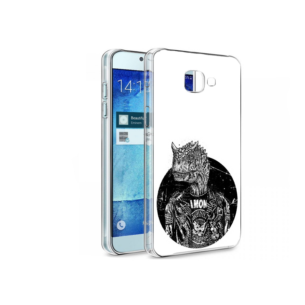 

Чехол MyPads Tocco для Samsung Galaxy A8 динозавр в куртке, Tocco