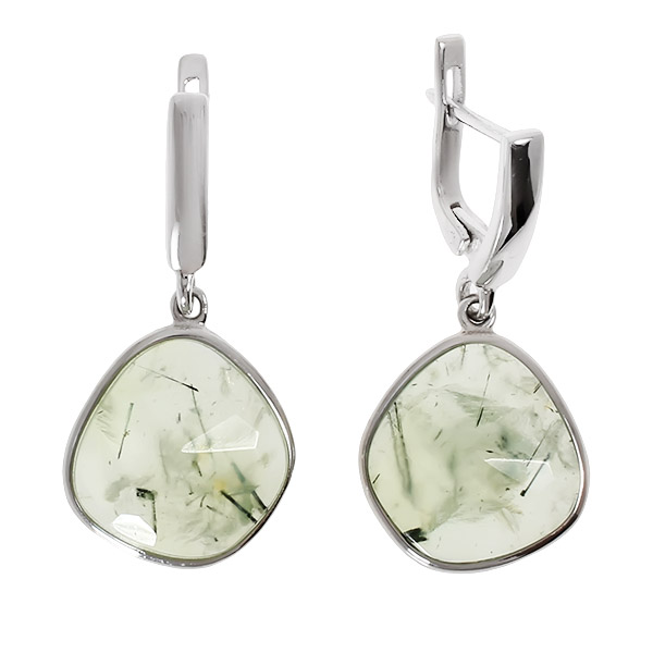 

Серьги из серебра с пренитом Balex Jewellery 2436930141, 2436930141