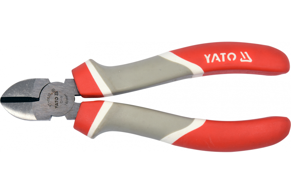 YATO YT-6610 Бокорезы диагональные 160 мм 1шт yato yt 2039 бокорезы диагональные 180мм