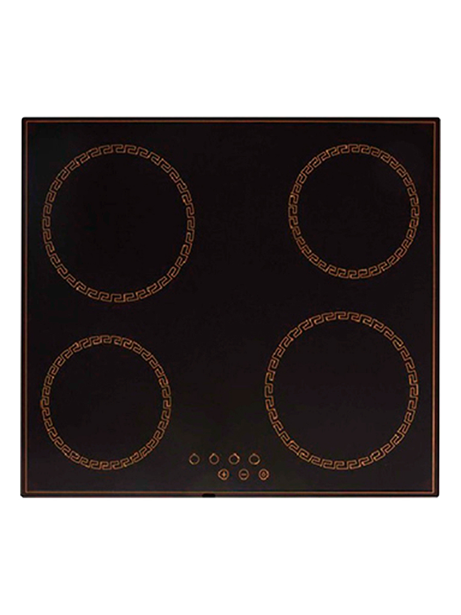 Встраиваемая варочная панель электрическая Simfer H60D14L011 черный электрическая варочная панель simfer h30d12b001 сенсорная панель индикатор остаточного тепла