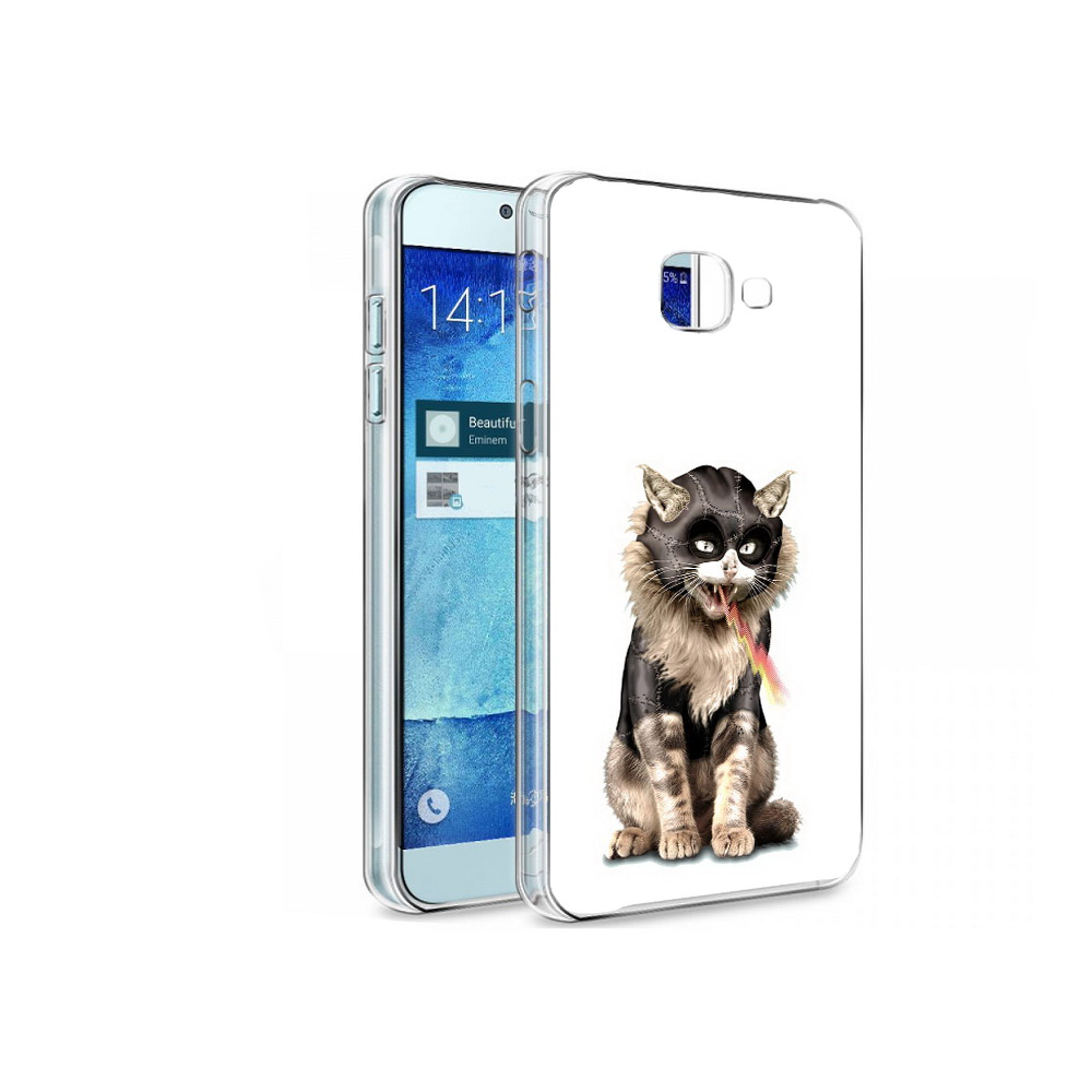 

Чехол MyPads Tocco для Samsung Galaxy A8 дьяволский кот, Tocco