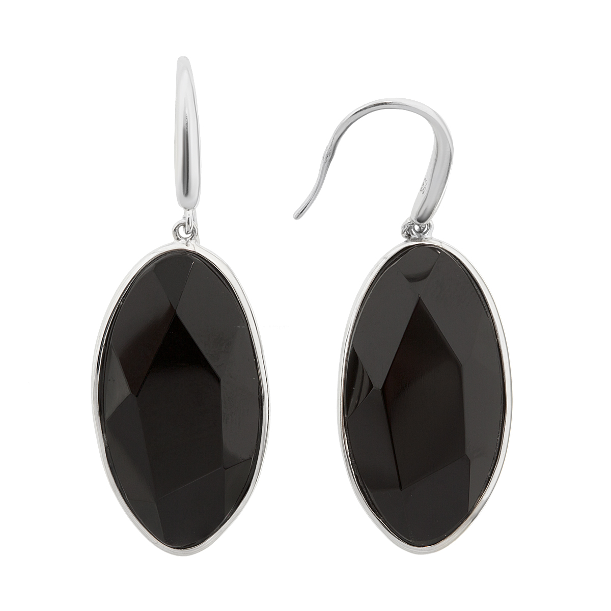 

Серьги из серебра с ониксом Balex Jewellery 2436930184, 2436930184