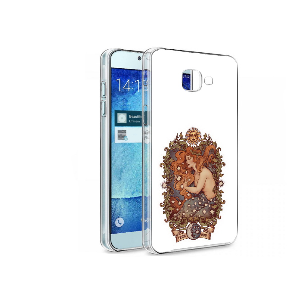 

Чехол MyPads Tocco для Samsung Galaxy A8 звездная девушка абстракция, Tocco