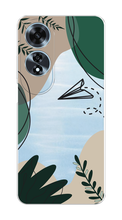 

Чехол на Oppo A60 "Secret Garden", Зеленый;бежевый;черный, 2516950-1