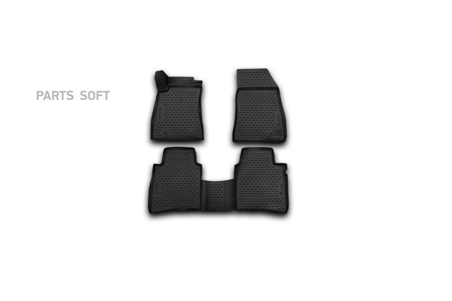 

Коврики 3D в салон NISSAN Sentra, 2014->, 4 шт. (полиуретан)