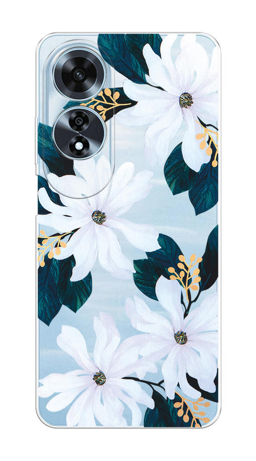 

Чехол на Oppo A60 "Delilah Flower", Зеленый;белый, 2516950-1