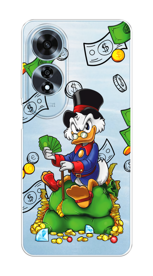 

Чехол на Oppo A60 "Scrooge Richness", Черный;синий;зеленый, 2516950-1