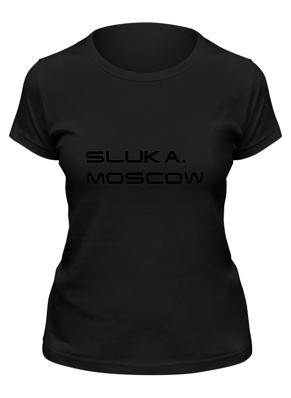 

Футболка женская Printio Sluka.moscow черная S, Черный, Sluka.moscow
