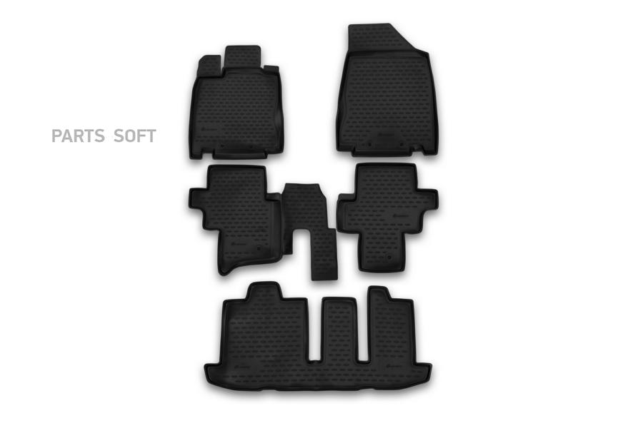 

Коврики в салон NISSAN Pathfinder, 2014-> 5 шт. (полиуретан)