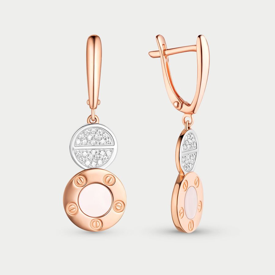 

Серьги из золота с фианитом GOLD CENTER с4586V563, с4586V563