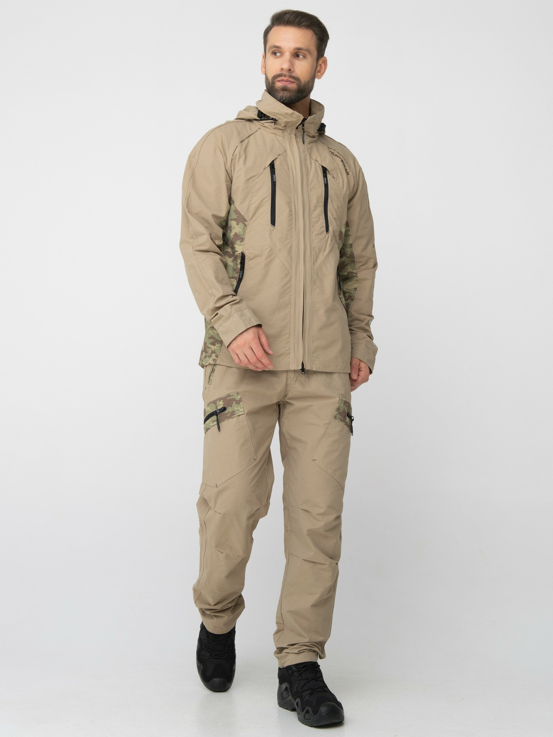 

Костюм летний Huntsman Матрица ткань Nylon Cotton Рип-Стоп цвет Песок 44-46/170-176, Бежевый, Матрица