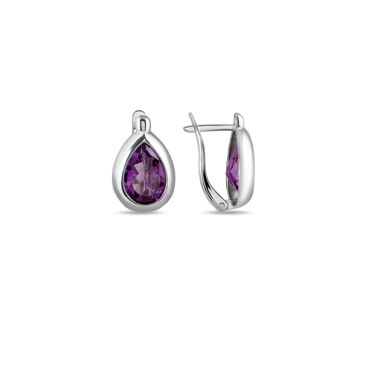 

Серьги из серебра Balex Jewellery 2700451012, аметист, 2700451012