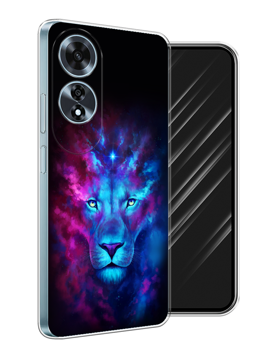 

Чехол Awog на Oppo A60 "Космический лев", Голубой, 2516950-1