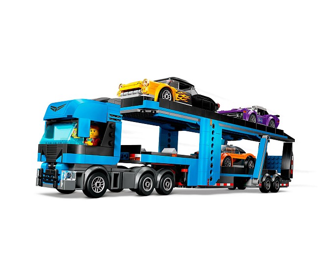 

Конструктор LEGO City Грузовик-автовоз со спортивными автомобилями 60408 998 дет, LEGO City