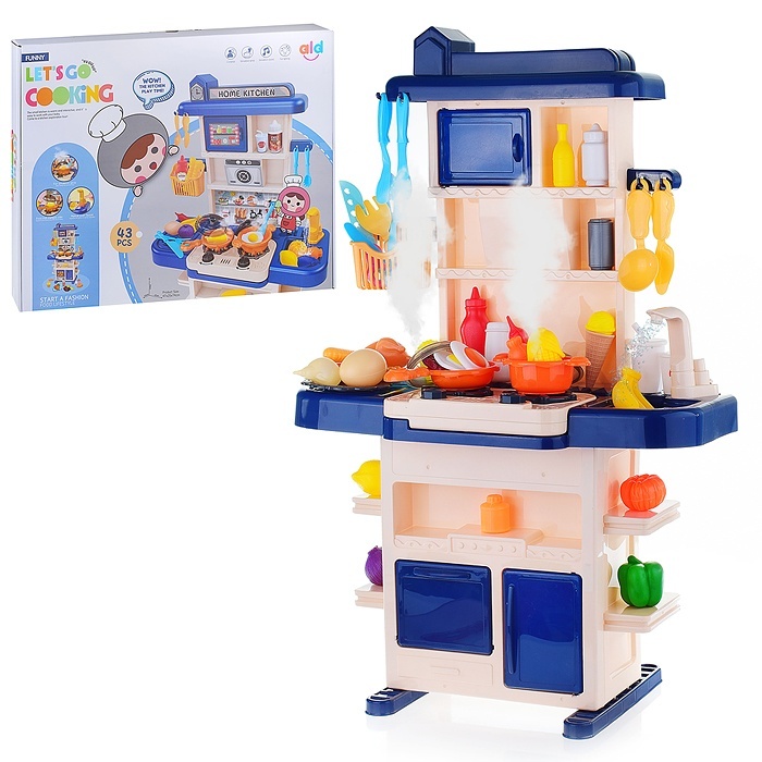 

Oubaoloon 47х25х74 см, с посудой и продуктами, свет, звук, пар, в коробке, 47х25х74 см, с посудой и продуктами, свет, звук, пар, в коробке