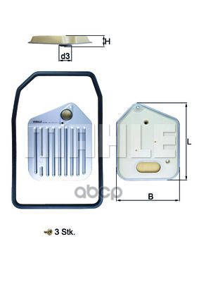 

Фильтр АКПП Mahle/Knecht hx163kit