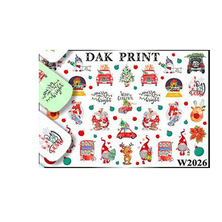 

Набор Dak Print Слайдер-дизайн №2026, 3 шт.