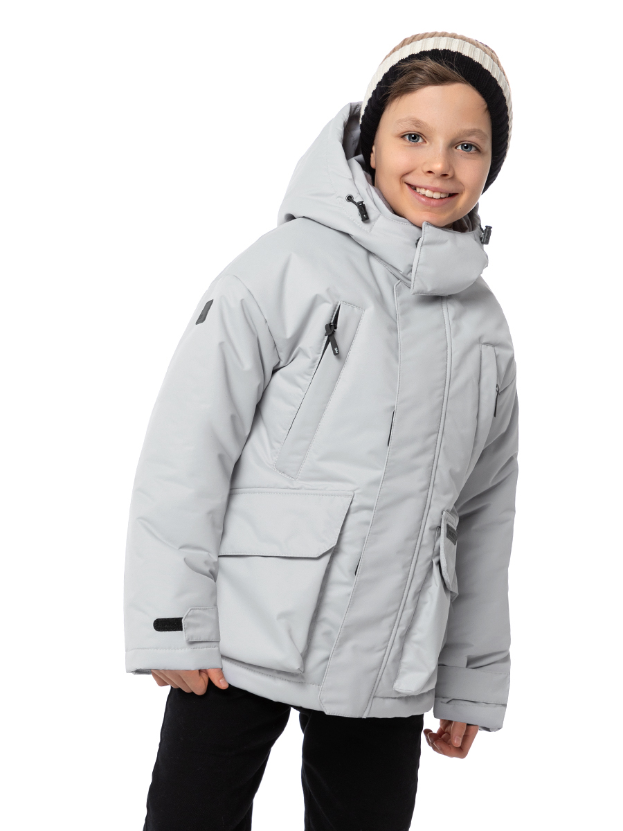 

Куртка детская NIKASTYLE 4з4124, никель, 152, Серый, 4з4124