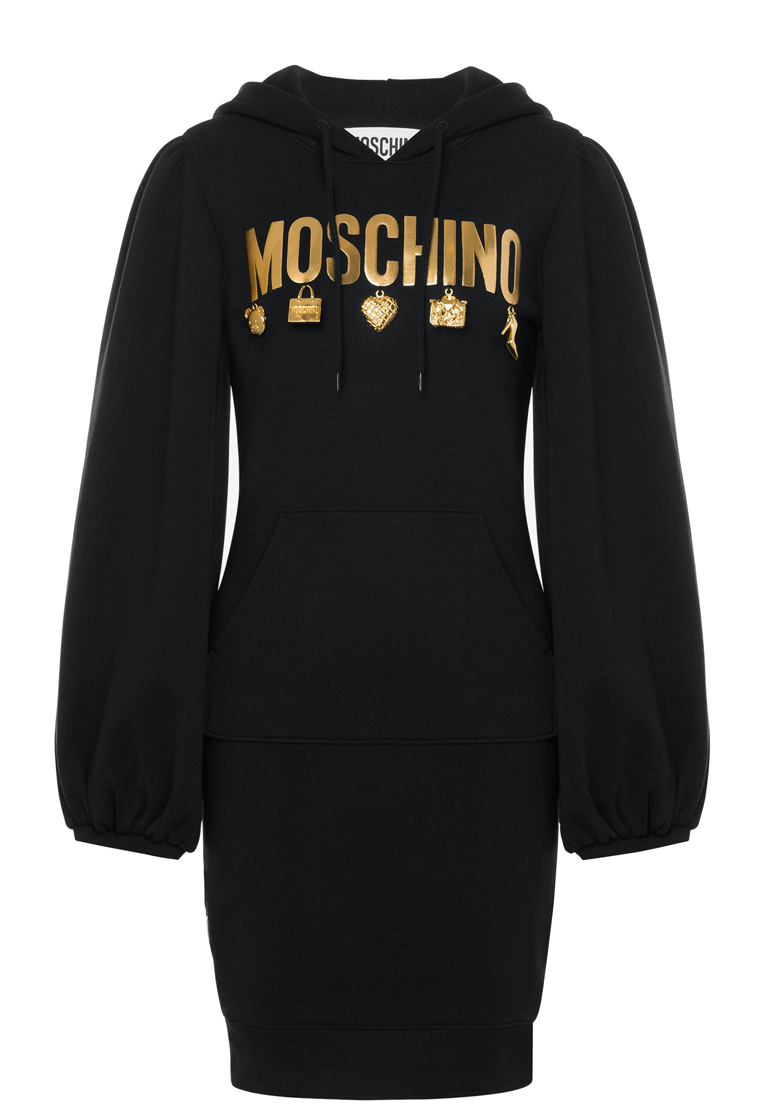 Платье женское MOSCHINO 131608 черное 38 IT