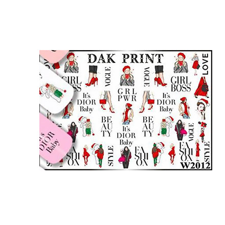 

Набор Dak Print Слайдер-дизайн №2012, 3 шт.