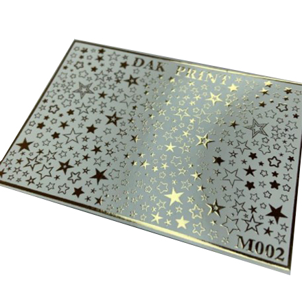 

Набор Dak Print Слайдер-дизайн №M02 Gold, 2 шт.