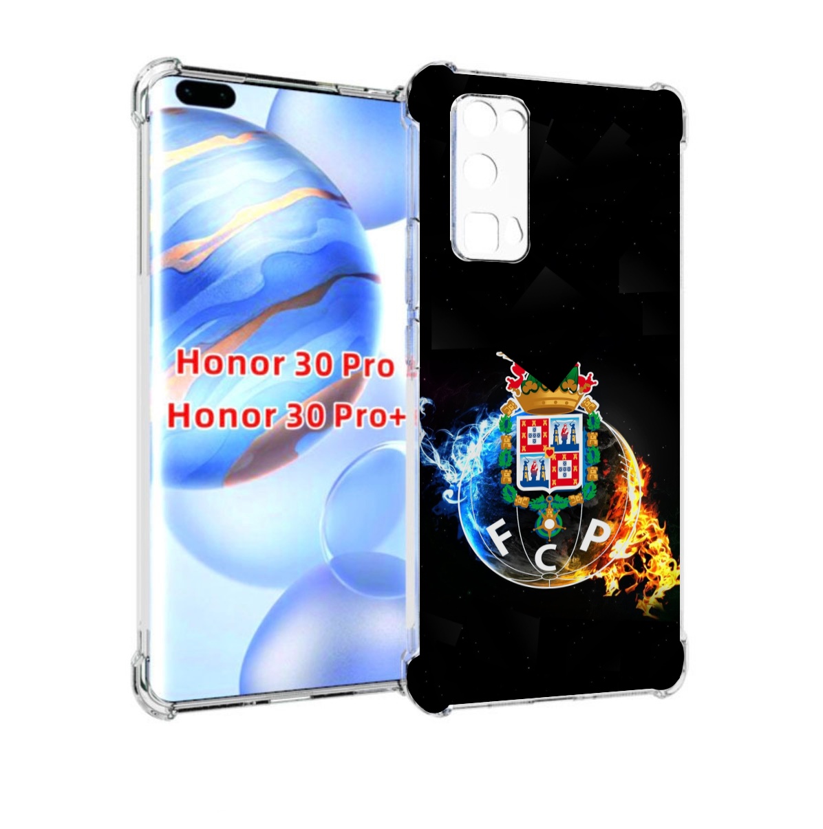 

Чехол бампер MyPads фк порту для Honor 30 Pro, Прозрачный, Tocco