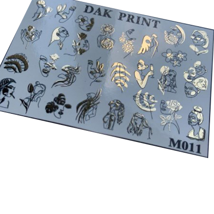 

Набор Dak Print Слайдер-дизайн №M11 Gold, 2 шт.