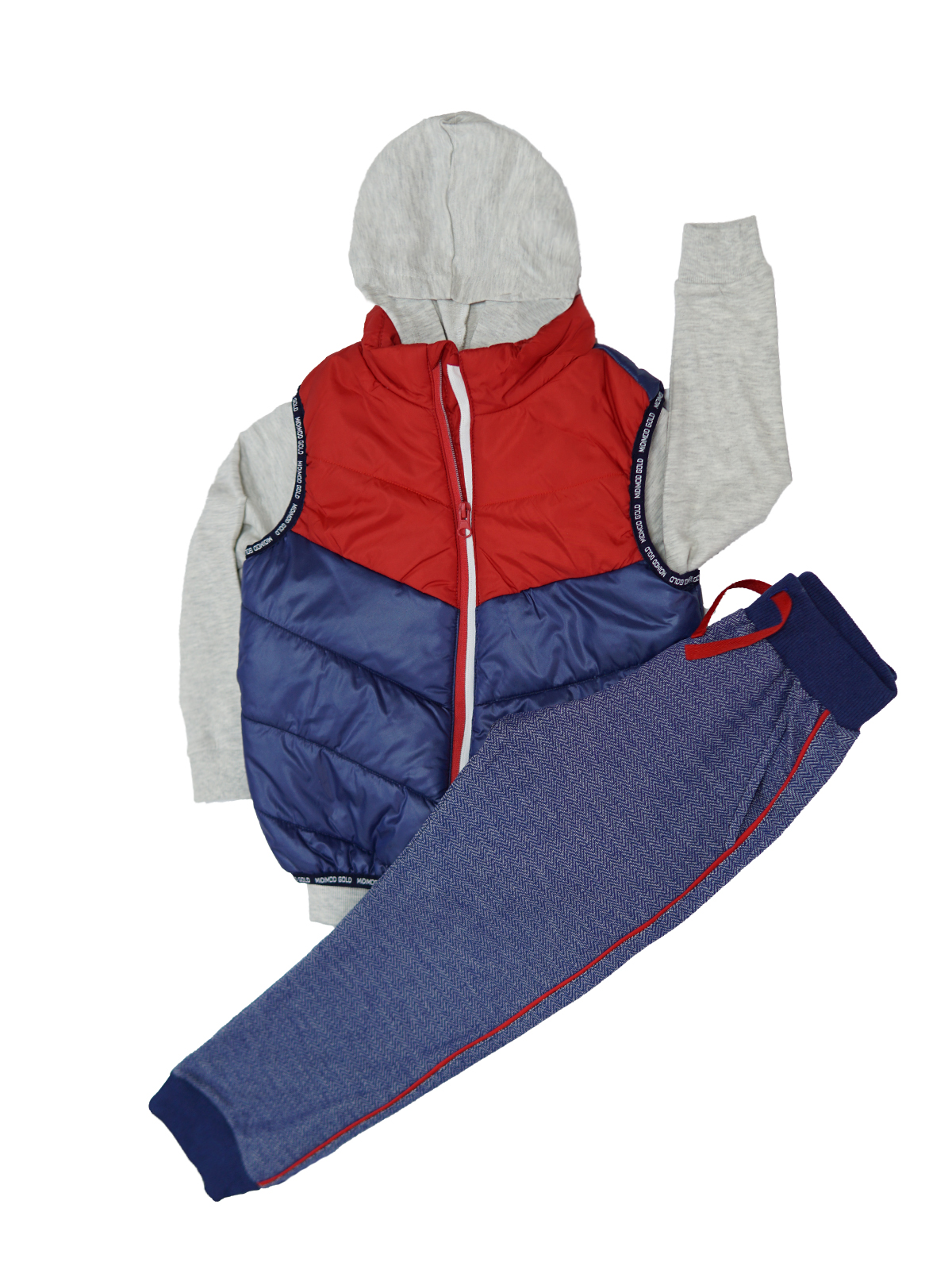 

Костюм спортивный детский MDM MIDIMOD GOLD 21810, красный, 110, 21810