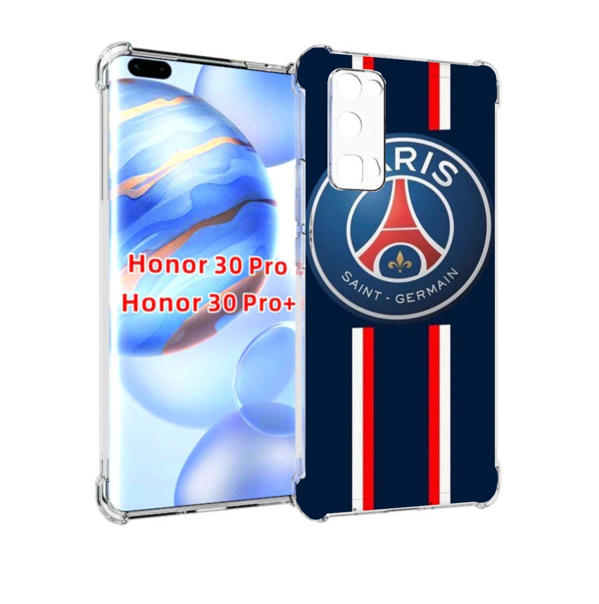 

Чехол бампер MyPads фк псж для Honor 30 Pro, Прозрачный, Tocco