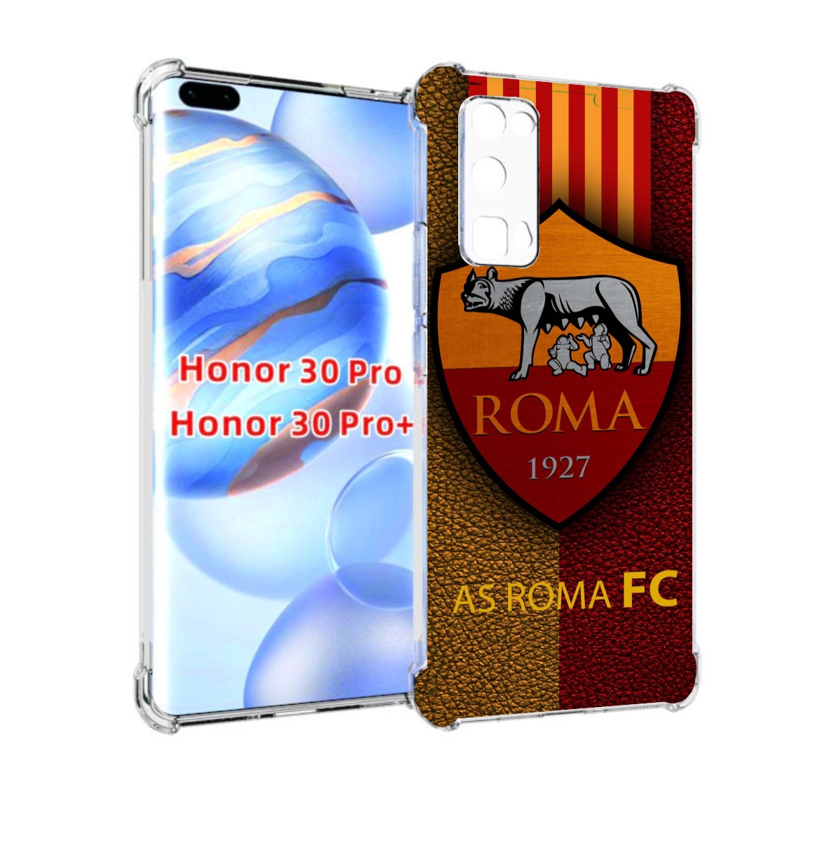 

Чехол бампер MyPads фк рома для Honor 30 Pro, Прозрачный, Tocco