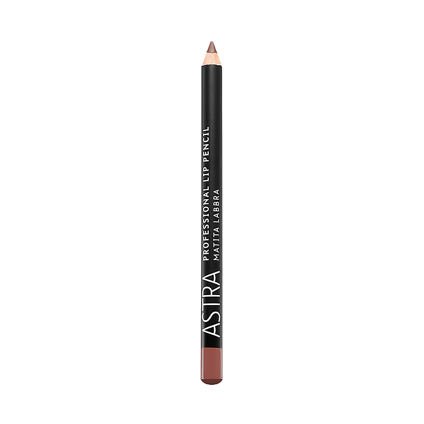 Карандаш Astra Make-Up контурный для губ Professional Lip Pencil, 33 Pink Lips eveline cosmetics водостойкая суперкомпактная подводка art professional make up 4 мл