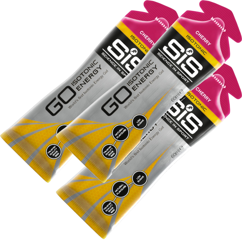 Энергетический гель SCIENCE IN SPORT (SiS) GO Isotonic Energy Gels 3 x 60 мл, Вишня