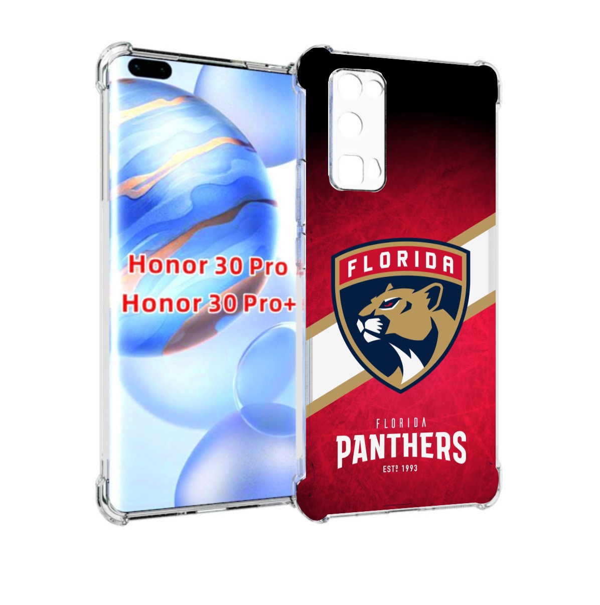 

Чехол бампер MyPads флорида пантерс для Honor 30 Pro Honor, Прозрачный, Tocco