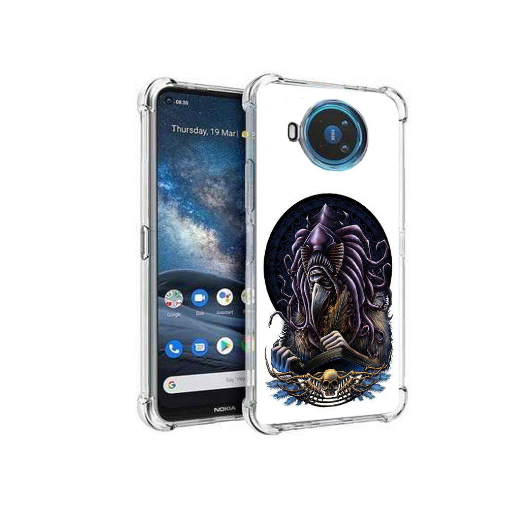 

Чехол MyPads Tocco для Nokia X100 умный ворон (PT227057.109.650), Прозрачный, Tocco