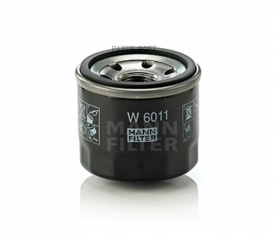 

Фильтр Масляный Mann Mann-Filter W 6011 MANN-FILTER арт. W 6011