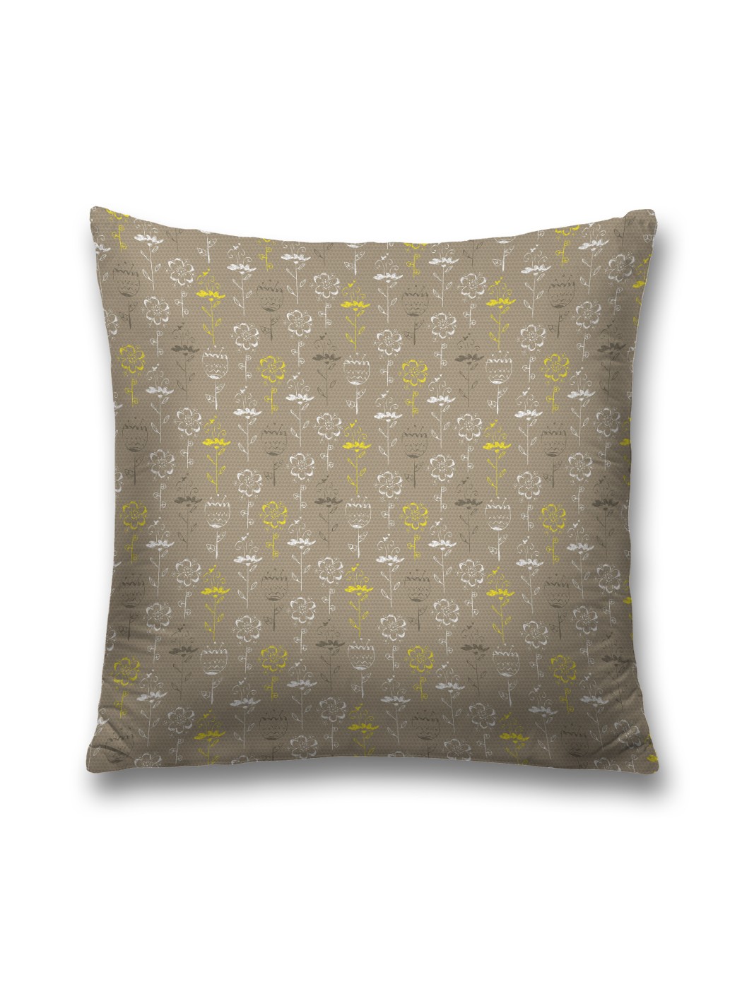 

Наволочка декоративная JoyArty "Сад цветов" на молнии, 45x45 см, Бежевый